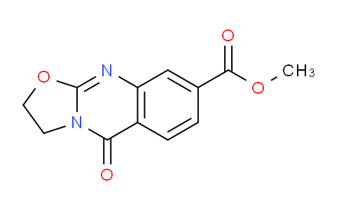 CAS No. 1039454-98-2, Methyl 5-oxo-3,5-dihydro-2H-oxazolo[2,3-b]quinazoline-8-carboxylate