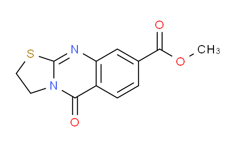 CAS No. 438574-61-9, Methyl 5-oxo-3,5-dihydro-2H-thiazolo[2,3-b]quinazoline-8-carboxylate