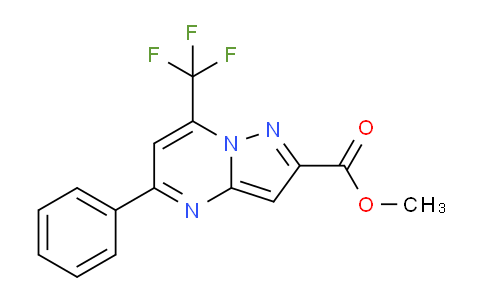 CAS No. 294194-48-2, Methyl 5-phenyl-7-(trifluoromethyl)pyrazolo[1,5-a]pyrimidine-2-carboxylate