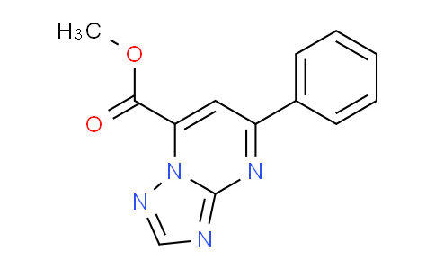 CAS No. 1018162-83-8, Methyl 5-phenyl-[1,2,4]triazolo[1,5-a]pyrimidine-7-carboxylate