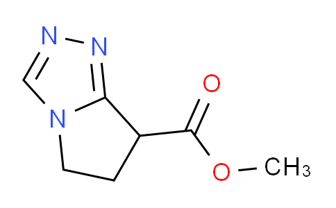 CAS No. 1707391-58-9, Methyl 6,7-dihydro-5H-pyrrolo[2,1-c][1,2,4]triazole-7-carboxylate