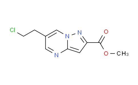 CAS No. 1142211-05-9, Methyl 6-(2-chloroethyl)pyrazolo[1,5-a]pyrimidine-2-carboxylate