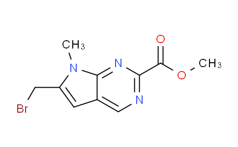 CAS No. 1596360-16-5, Methyl 6-(bromomethyl)-7-methyl-7H-pyrrolo[2,3-d]pyrimidine-2-carboxylate