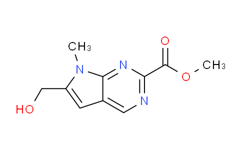 CAS No. 1596360-15-4, Methyl 6-(hydroxymethyl)-7-methyl-7H-pyrrolo[2,3-d]pyrimidine-2-carboxylate