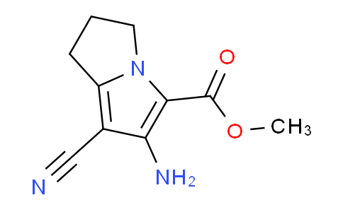 CAS No. 304876-72-0, Methyl 6-amino-7-cyano-2,3-dihydro-1H-pyrrolizine-5-carboxylate