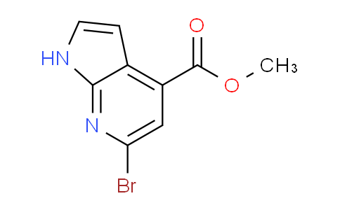 CAS No. 1190315-53-7, Methyl 6-bromo-1H-pyrrolo[2,3-b]pyridine-4-carboxylate
