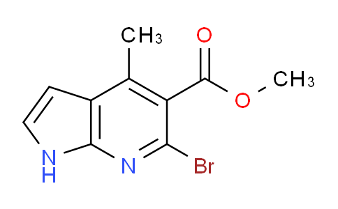 CAS No. 1190312-99-2, Methyl 6-bromo-4-methyl-1H-pyrrolo[2,3-b]pyridine-5-carboxylate