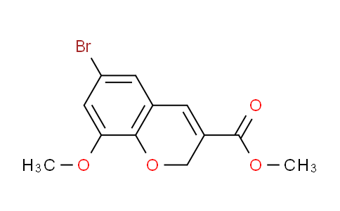 CAS No. 885271-18-1, Methyl 6-bromo-8-methoxy-2H-chromene-3-carboxylate