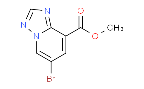 CAS No. 1801262-20-3, Methyl 6-bromo-[1,2,4]triazolo[1,5-a]pyridine-8-carboxylate