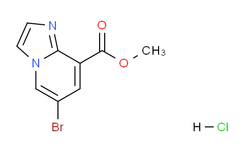 CAS No. 1332581-63-1, Methyl 6-bromoimidazo[1,2-a]pyridine-8-carboxylate hydrochloride