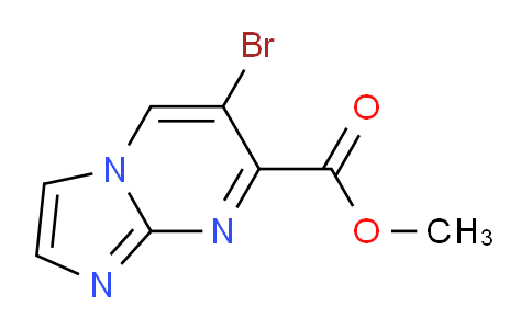 CAS No. 1260657-24-6, Methyl 6-bromoimidazo[1,2-a]pyrimidine-7-carboxylate