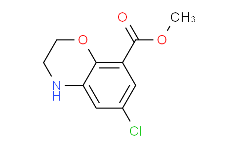 CAS No. 148673-39-6, Methyl 6-chloro-3,4-dihydro-2H-benzo[b][1,4]oxazine-8-carboxylate