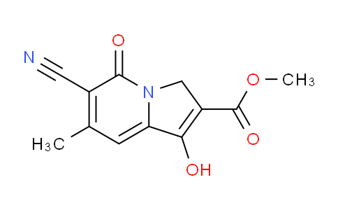 CAS No. 73427-92-6, Methyl 6-cyano-1-hydroxy-7-methyl-5-oxo-3,5-dihydroindolizine-2-carboxylate
