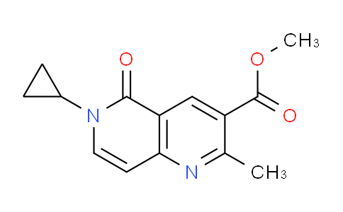 CAS No. 1158282-25-7, Methyl 6-cyclopropyl-2-methyl-5-oxo-5,6-dihydro-1,6-naphthyridine-3-carboxylate