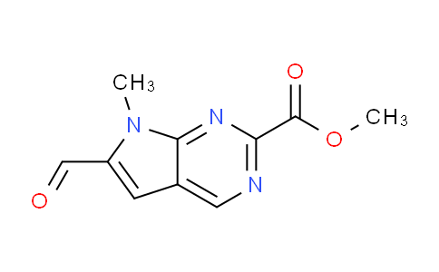CAS No. 1823530-02-4, Methyl 6-formyl-7-methyl-7H-pyrrolo[2,3-d]pyrimidine-2-carboxylate