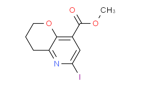 DY683757 | 1346446-88-5 | Methyl 6-iodo-3,4-dihydro-2H-pyrano[3,2-b]pyridine-8-carboxylate
