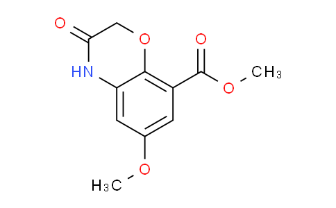 CAS No. 1221792-39-7, Methyl 6-methoxy-3-oxo-3,4-dihydro-2H-benzo[b][1,4]oxazine-8-carboxylate