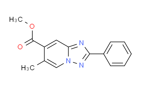 CAS No. 1380331-22-5, Methyl 6-methyl-2-phenyl-[1,2,4]triazolo[1,5-a]pyridine-7-carboxylate