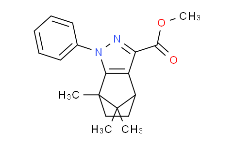 CAS No. 1706451-66-2, Methyl 7,8,8-trimethyl-1-phenyl-4,5,6,7-tetrahydro-1H-4,7-methanoindazole-3-carboxylate