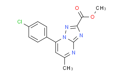 CAS No. 1443278-84-9, Methyl 7-(4-chlorophenyl)-5-methyl-[1,2,4]triazolo[1,5-a]pyrimidine-2-carboxylate