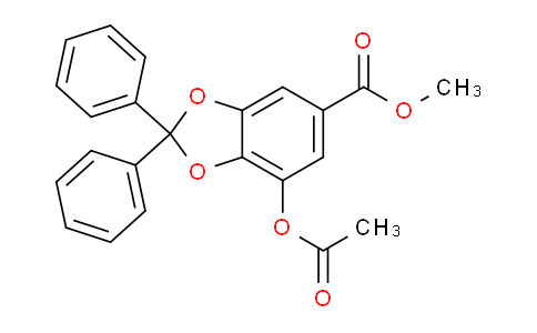 CAS No. 886362-24-9, Methyl 7-acetoxy-2,2-diphenylbenzo[d][1,3]dioxole-5-carboxylate