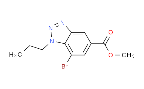 CAS No. 1820686-35-8, Methyl 7-bromo-1-propyl-1H-benzo[d][1,2,3]triazole-5-carboxylate