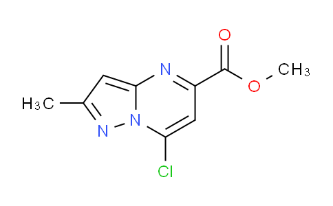 CAS No. 1783390-73-7, Methyl 7-chloro-2-methylpyrazolo[1,5-a]pyrimidine-5-carboxylate