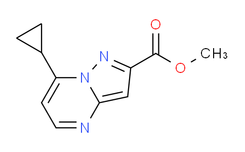 CAS No. 886497-70-7, Methyl 7-cyclopropylpyrazolo[1,5-a]pyrimidine-2-carboxylate