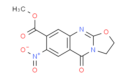 CAS No. 1039454-99-3, Methyl 7-nitro-5-oxo-3,5-dihydro-2H-oxazolo[2,3-b]quinazoline-8-carboxylate