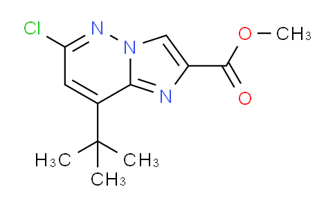 CAS No. 1690176-75-0, Methyl 8-(tert-butyl)-6-chloroimidazo[1,2-b]pyridazine-2-carboxylate