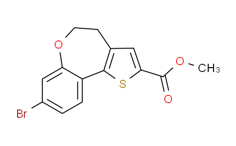 CAS No. 1189815-76-6, Methyl 8-bromo-4,5-dihydrobenzo[b]thieno[2,3-d]oxepine-2-carboxylate