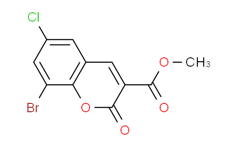 CAS No. 1427460-59-0, Methyl 8-bromo-6-chloro-2-oxo-2H-chromene-3-carboxylate
