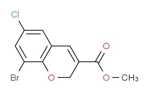 CAS No. 885271-05-6, Methyl 8-bromo-6-chloro-2H-chromene-3-carboxylate