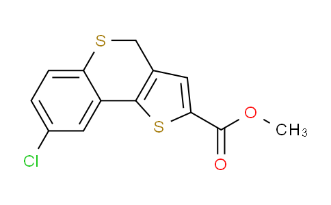 CAS No. 255378-11-1, Methyl 8-chloro-4H-thieno[3,2-c]thiochromene-2-carboxylate