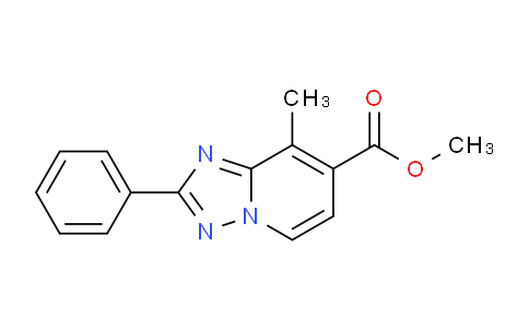 CAS No. 1380331-21-4, Methyl 8-methyl-2-phenyl-[1,2,4]triazolo[1,5-a]pyridine-7-carboxylate
