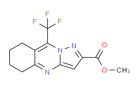 CAS No. 1142211-03-7, Methyl 9-(trifluoromethyl)-5,6,7,8-tetrahydropyrazolo[5,1-b]quinazoline-2-carboxylate