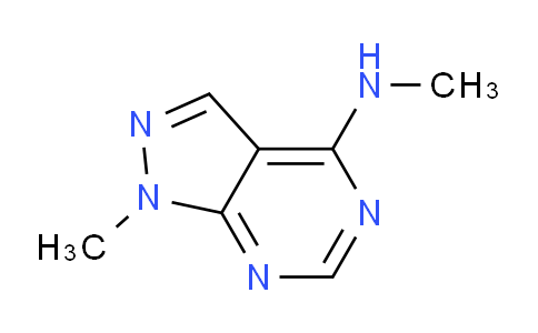 CAS No. 5334-49-6, N,1-Dimethyl-1H-pyrazolo[3,4-d]pyrimidin-4-amine