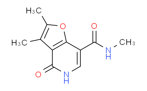 CAS No. 1956383-33-7, N,2,3-Trimethyl-4-oxo-4,5-dihydrofuro[3,2-c]pyridine-7-carboxamide