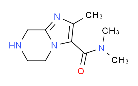 CAS No. 1706442-34-3, N,N,2-Trimethyl-5,6,7,8-tetrahydroimidazo[1,2-a]pyrazine-3-carboxamide