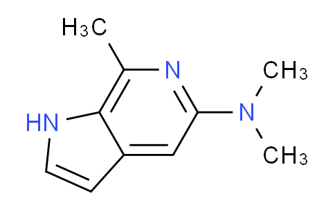 CAS No. 1082040-94-5, N,N,7-Trimethyl-1H-pyrrolo[2,3-c]pyridin-5-amine