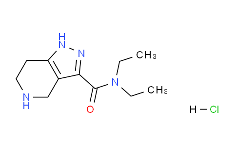CAS No. 1220017-83-3, N,N-Diethyl-4,5,6,7-tetrahydro-1H-pyrazolo[4,3-c]pyridine-3-carboxamide hydrochloride