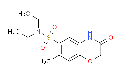 CAS No. 727671-82-1, N,N-Diethyl-7-methyl-3-oxo-3,4-dihydro-2H-benzo[b][1,4]oxazine-6-sulfonamide