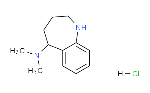 CAS No. 1225373-40-9, N,N-Dimethyl-2,3,4,5-tetrahydro-1H-benzo[b]azepin-5-amine hydrochloride