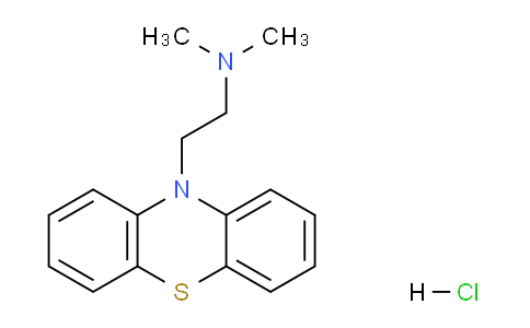 CAS No. 5934-20-3, N,N-Dimethyl-2-(10H-phenothiazin-10-yl)ethanamine hydrochloride