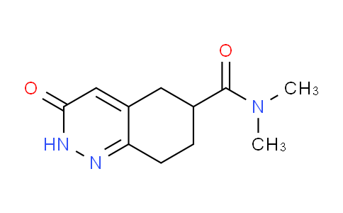 CAS No. 1708178-88-4, N,N-Dimethyl-3-oxo-2,3,5,6,7,8-hexahydrocinnoline-6-carboxamide