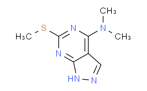 CAS No. 98948-40-4, N,N-Dimethyl-6-(methylthio)-1H-pyrazolo[3,4-d]pyrimidin-4-amine