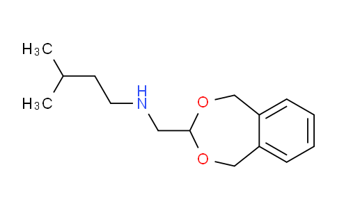 CAS No. 510759-00-9, N-((1,5-Dihydrobenzo[e][1,3]dioxepin-3-yl)methyl)-3-methylbutan-1-amine