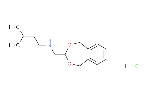CAS No. 1049741-49-2, N-((1,5-Dihydrobenzo[e][1,3]dioxepin-3-yl)methyl)-3-methylbutan-1-amine hydrochloride