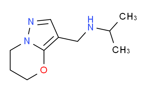 CAS No. 1706456-83-8, N-((6,7-Dihydro-5H-pyrazolo[5,1-b][1,3]oxazin-3-yl)methyl)propan-2-amine