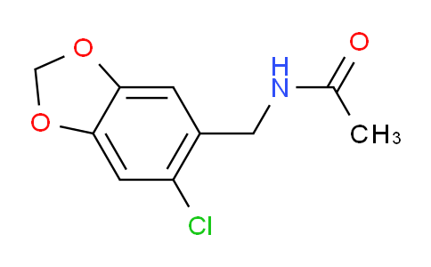 CAS No. 924829-75-4, N-((6-Chlorobenzo[d][1,3]dioxol-5-yl)methyl)acetamide